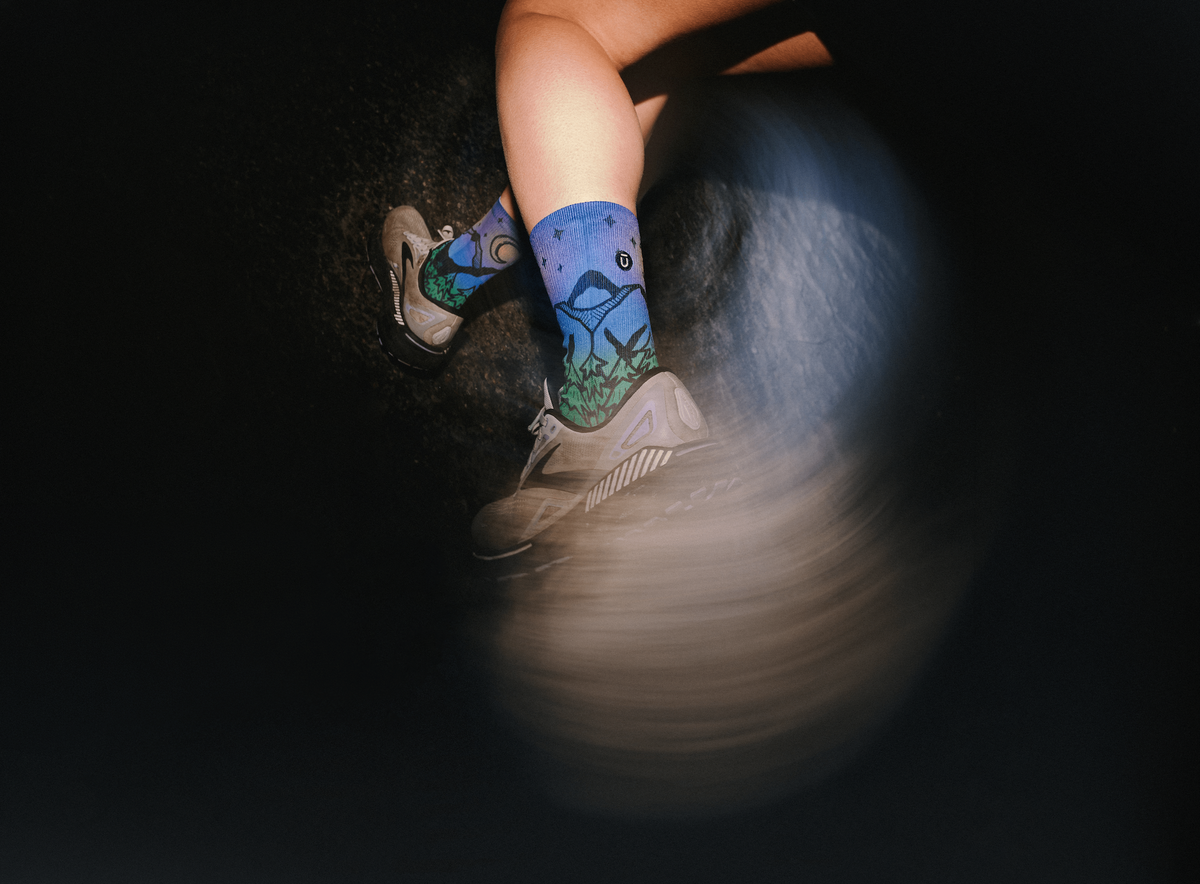 Flagship White Athletic Crew Socks