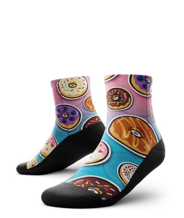 Glazed Athletic Quarter Socks