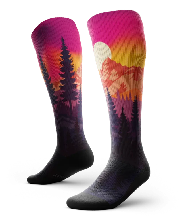 Wild Solstice Knee High Compression Socks