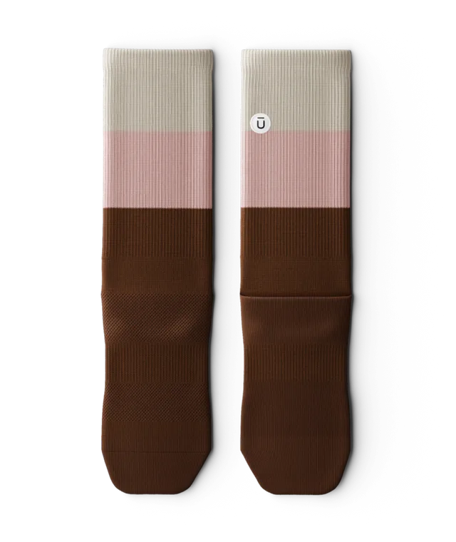 Chocolate Pistachio Athletic Crew Socks