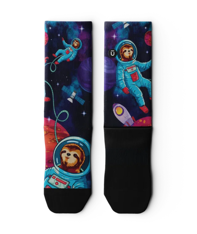 Slothonaut Athletic Crew Socks